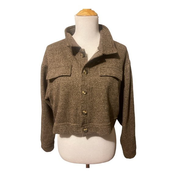 Double Zero cropped brown top - Picture 2 of 6